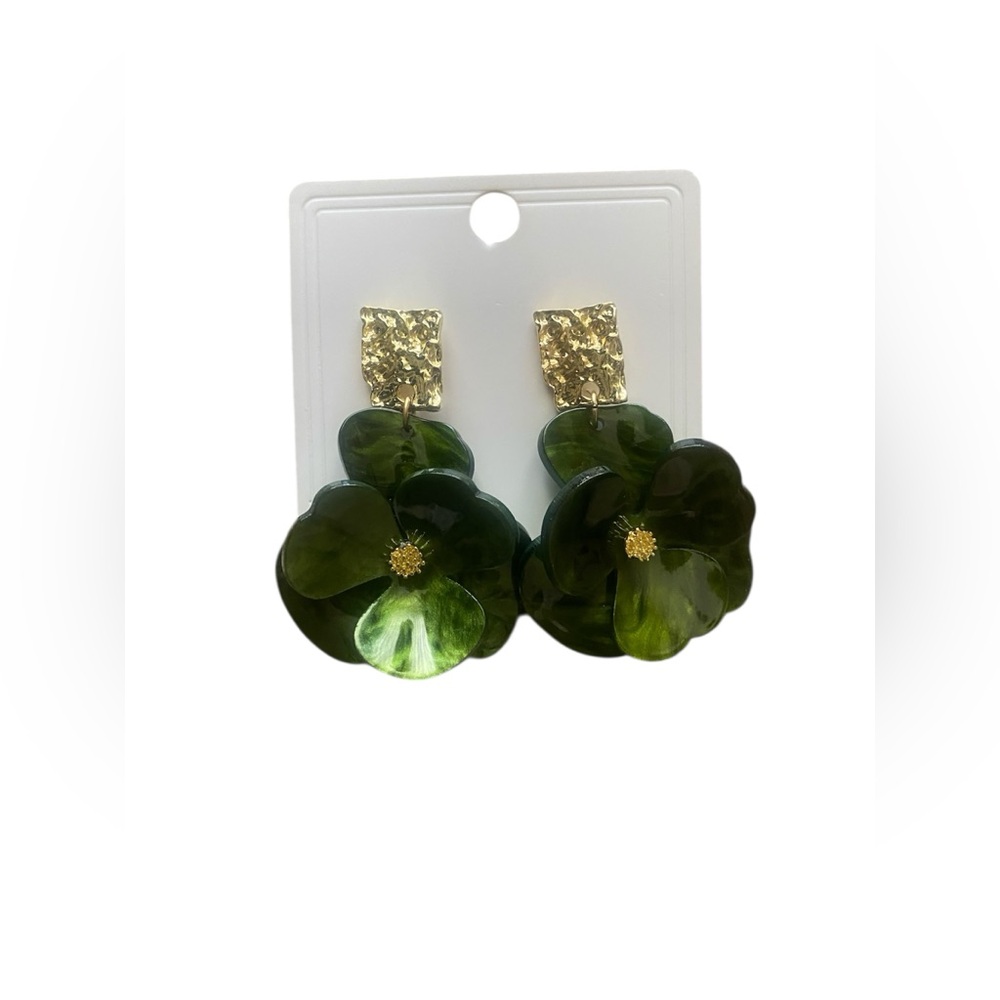 🌺10 items for $40- Elegant Flower Shape Metal Earrings - Picture 2 of 8